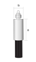 150mL Black Co-axial