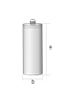 310mL Plastic Cartridge(powerflow hp combi)